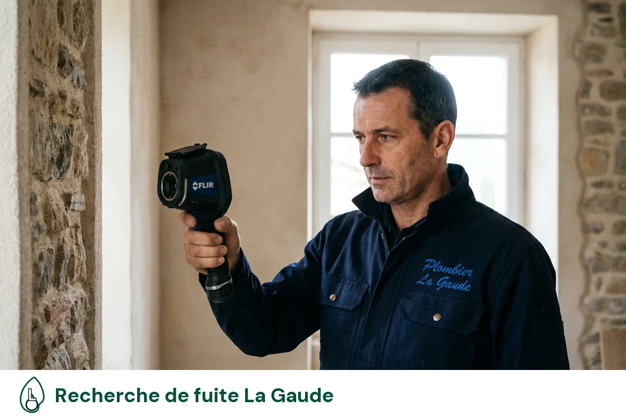 Recherche de fuite à La Gaude