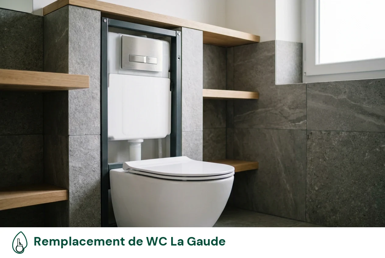 Remplacement de WC à La Gaude
