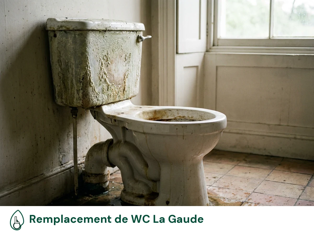 Remplacement de WC à La Gaude