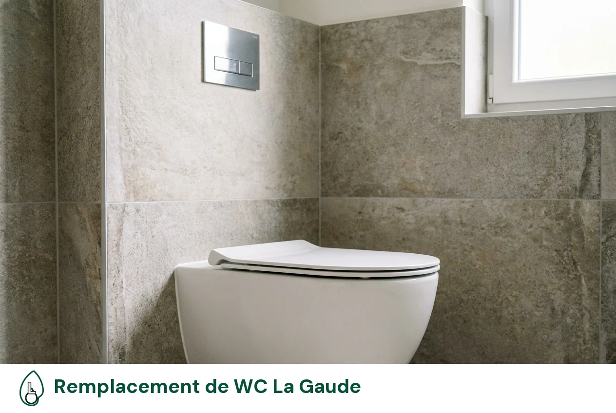 Remplacement de WC à La Gaude