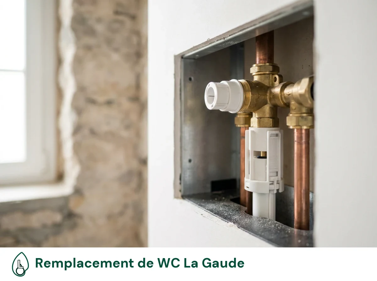 Remplacement de WC à La Gaude